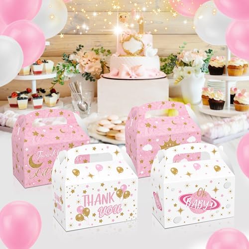 12PCS Moon and Star Baby Shower Favor Boxes