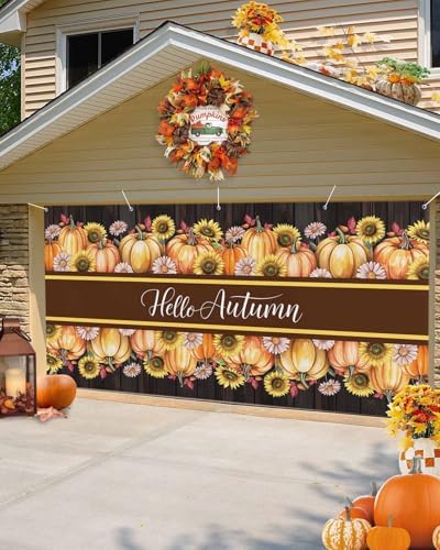 Fall Garage Door Banner 7x8 ft Thanksgiving Decor 1