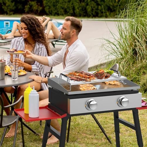 Adjustable Griddle Warming Rack for Blackstone 17 22 28 36 Inch