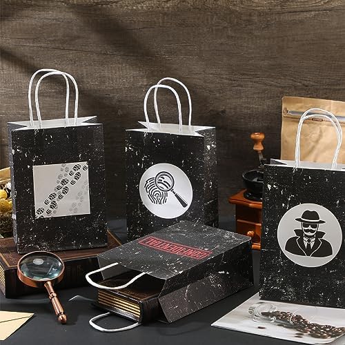 Fulmoon 48 Pcs Spy Party Favor Bags with Handle