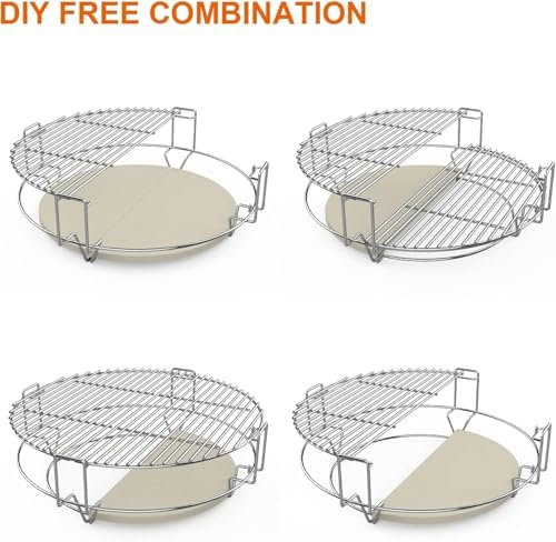 BBQ Future 18 Cooking System Kit for Kamado Grills