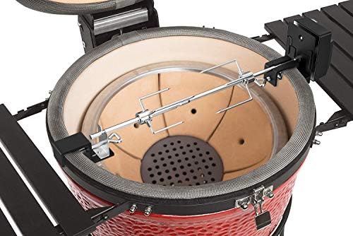 Skyflame Stainless Steel Rotisserie Kit with Motor and Accessories