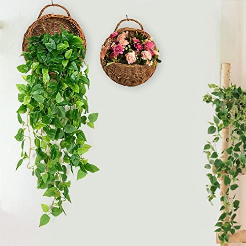 Foraineam Woven Hanging Basket for Home Garden Decorations