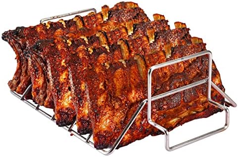 BONPAZ Rib and Roast Rack for Big Green Egg