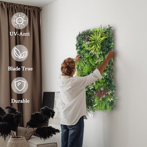 Artificial Boxwood Ivy Wall Panel 40x20 UV Resistant