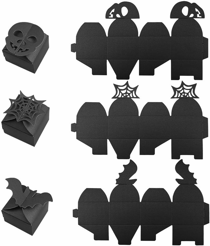 SaktopDeco 24 Piece Halloween Treat Boxes