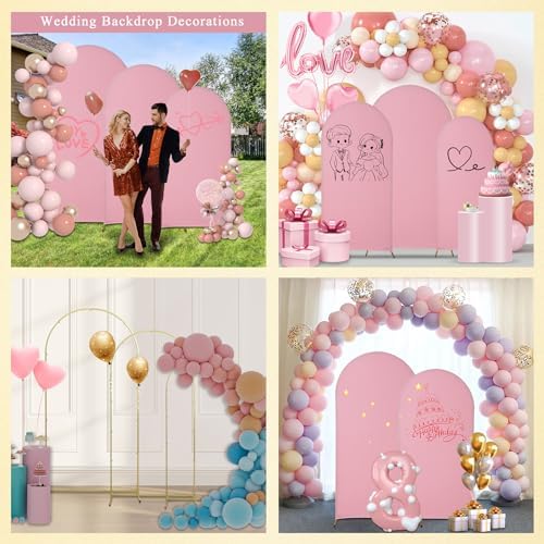 Gold Metal Wedding Arch Backdrop Stand 59x26ft