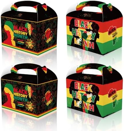 12 Pack Black History Month Gift Boxes Party Favors