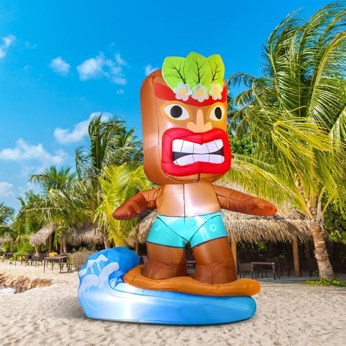 Shappy 5 Ft Inflatable Tiki Flamingo Surfboard