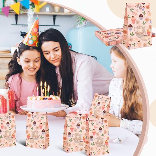VGOODALL 24PCS Tea Party Favor Bags