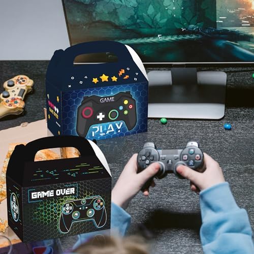 24Pcs Gaming Party Favor Boxes with Controller Design