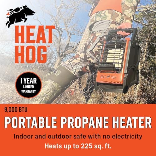 Heat Hog 9000 BTU Portable Propane Radiant Heater