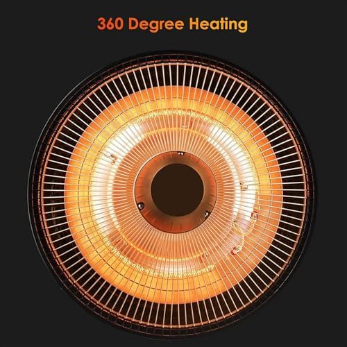 TRUSTECH Hanging Patio Heater 1500W Infrared