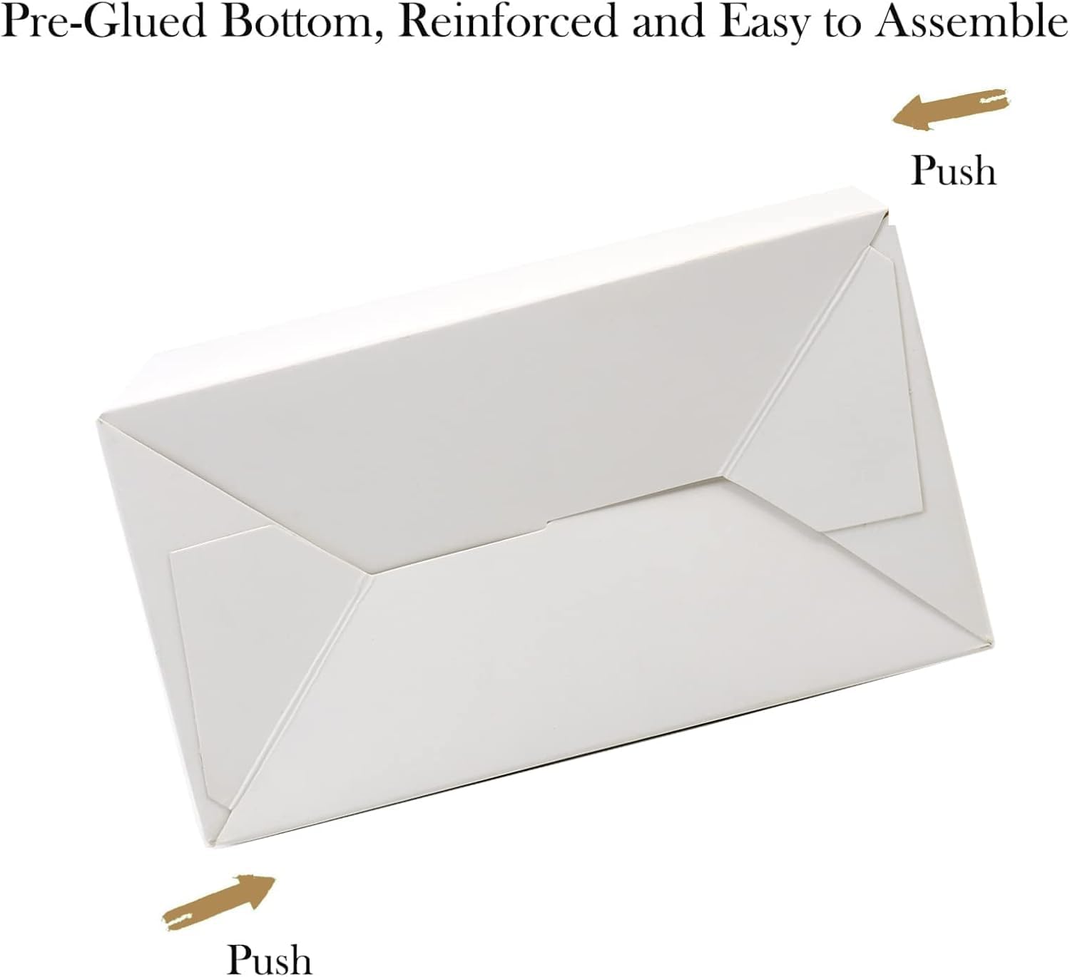 Oletx 50Pcs White Gift Boxes for Parties and Events