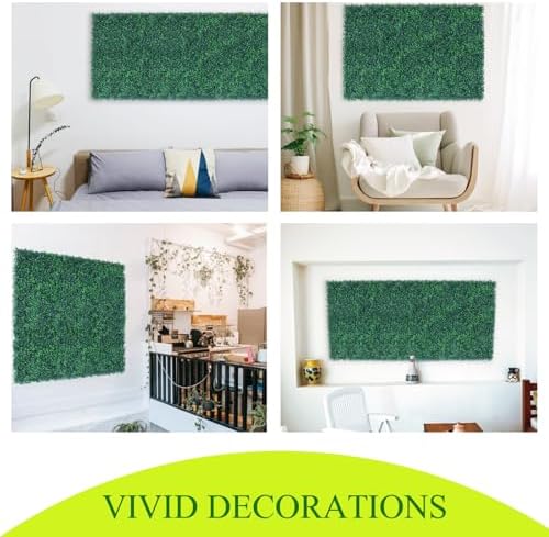 HWT 12 Pcs 20x20 Grass Wall Backdrop Decor