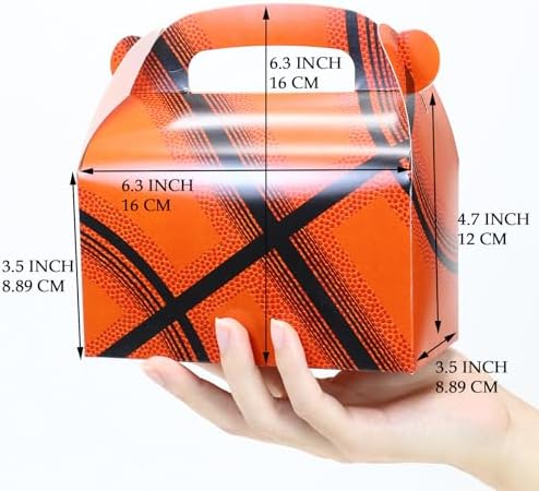Oletx 24-Piece Basketball Party Favor Boxes