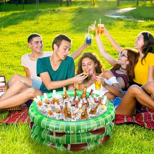 Football Inflatable Cooler with Large Capacity