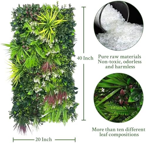 Artificial Boxwood Ivy Wall Panel 40x20 UV Resistant