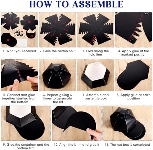 MotiMind 9 Pcs Baseball Cap Gift Box Set