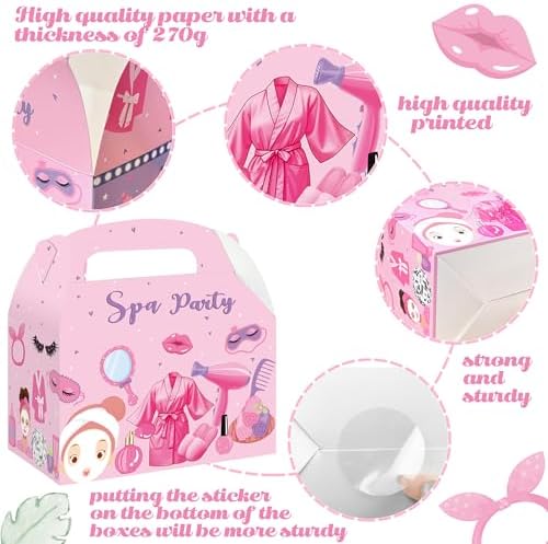 Umoni Spa Favor Box Set 12PCS for Parties