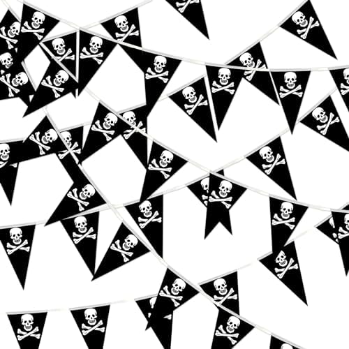 MARFOREVER Pirate Banner 525 Ft Triangle Flags