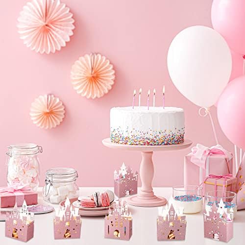 24 Piece Princess Castle Candy Boxes for Parties