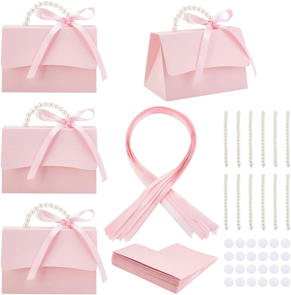 BENECREAT 12 Piece Wedding Favor Box DIY Kit