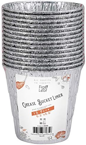 15 Pack Grease Bucket Liner for Pit Boss Grills 67292