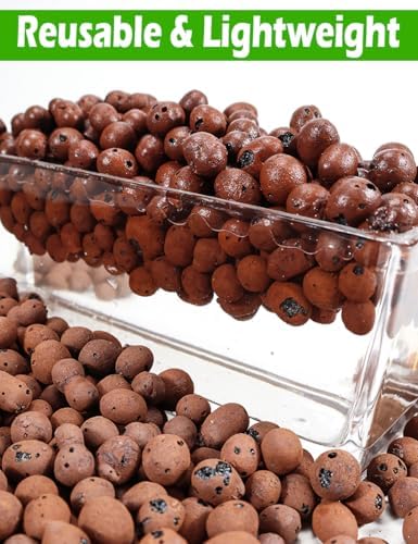TOYPOPOR Leca Clay Pebbles for Plants 3 Quarts