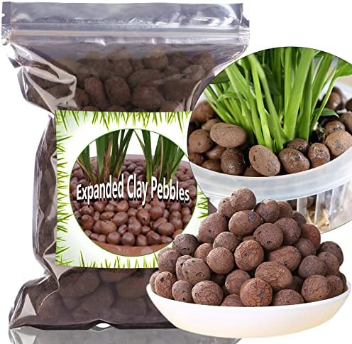Doter Expanded Clay Pebbles 1 Quart 8mm-14mm for Plants