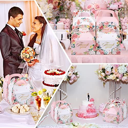 Thank You Gift Boxes 48 Pcs Floral 6x35x35 Inch