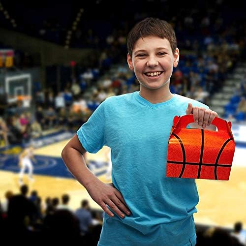ArtCreativity Basketball Party Favors in Gift Boxes Pack of 12