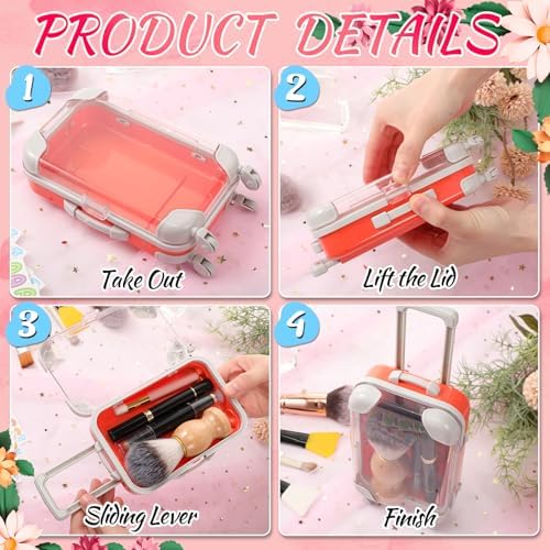 Soulchen 96 Pcs Mini Suitcase Party Favor Gift Box
