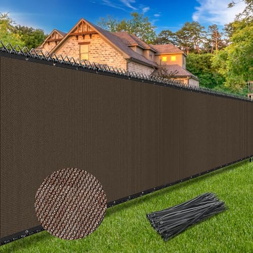 Winpull 6ft x 50ft Privacy Fence with Copper Grommets