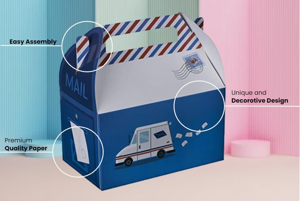 Hammont Paper Treat Boxes 10 Pack Party Favors Container