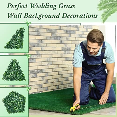 Crowye 24 Pcs Artificial Boxwood Panels for Privacy Screens