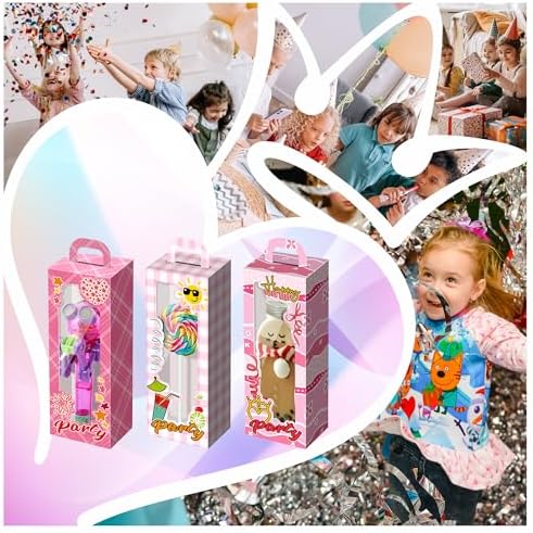 ODRMA 12 PCS Pink Party Favor Boxes