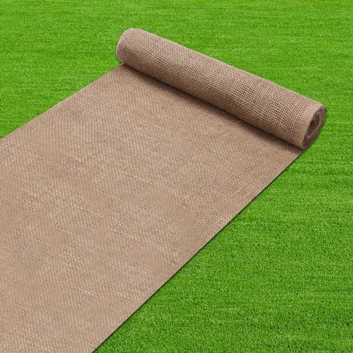 Butarfe 40 Ft x 30 Ft Burlap Garden Fabric Roll Weed Barrier
