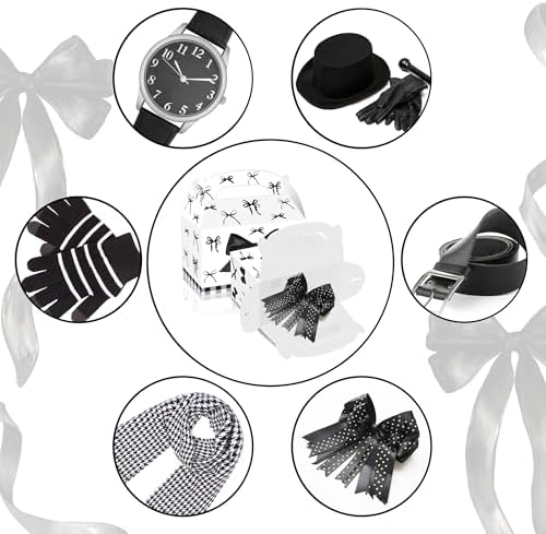 BACH AND BOUJEE 12 Piece Black Bow Party Boxes