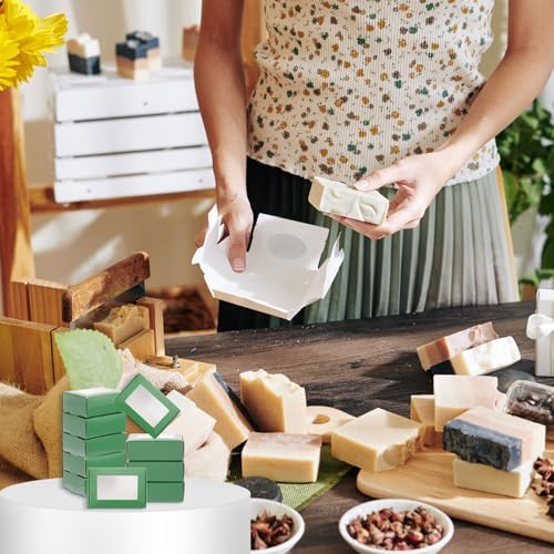 PATIKIL 34x24x12 Inch Rectangle Kraft Gift Boxes with Window 30 Pack