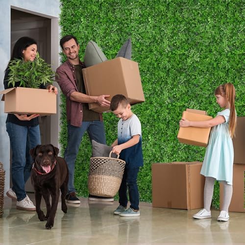 20x20 Artificial Hedge Panels 12PCS Green Wall Decor