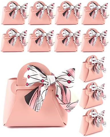 NOWDER 12 Pack Reusable Wedding Candy Bags with Handle