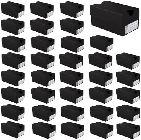 36pcs Mini Shoe Gift Boxes Black Sports Theme Party Favor Boxes