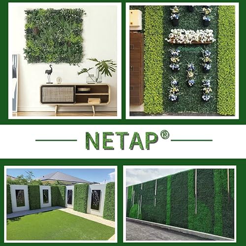 Artificial Grass Wall Panels Decor 10x10 12Pcs Faux Boxwood Backdrop