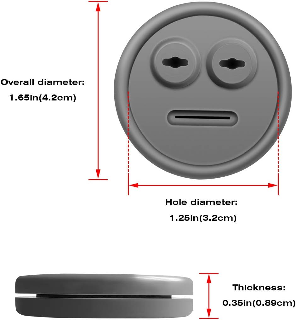3 Pack Meat Thermometer Grommets for Weber Grills and Outdoor Cooking