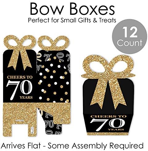 Big Dot of Happiness Birthday Favor Boxes Set of 12
