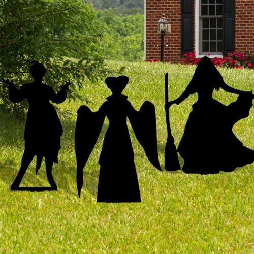 Nitakou Witch Halloween Decorations Outdoor Metal Stakes