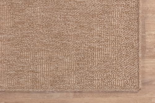Washable Jute Rug 2x7 Natural Farmhouse Boho Design