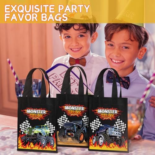 Ferraycle Truck Party Favor Bags with Handles 24 Pcs