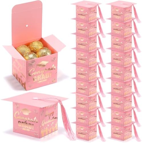 KPOSIYA Graduation Cap Gift Boxes with Tassel 32pcs